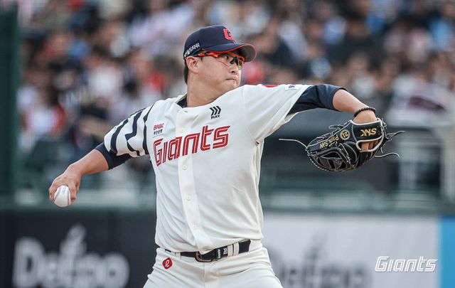 롯데 자이언츠 우완 박세웅. 5월 22일 사직 KIA 타이거즈전에 선발등판, 8이닝 1실점 호투로 팀의 4-2 승리를 견인했다. 사진 롯데 자이언츠