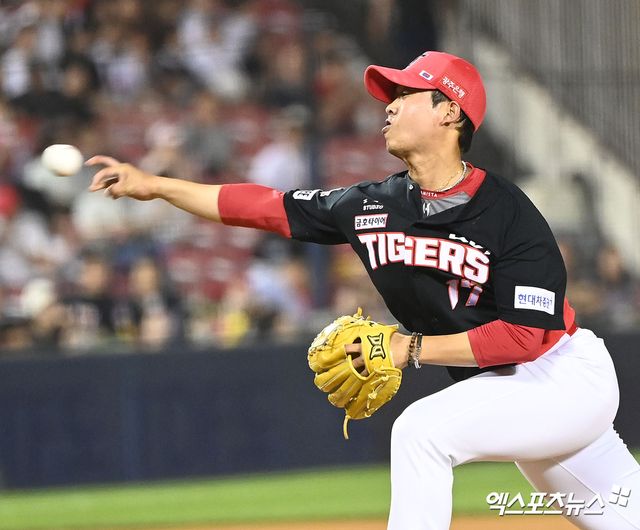 KIA 타이거즈 베테랑 언더핸드 임기영. 5월 23일 삼성 라이온즈 2군과의 퓨처스리그 게임에 선발등판, 4이닝 무실점으로 호투했다. 지난 4월 1일 옆구리 부상으로 1군 엔트리에서 말소됐던 가운데 5월 중 1군 복귀가 유력해졌다. 사진 엑스포츠뉴스 DB