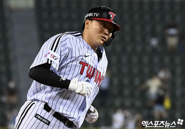 LG 트윈스 외야수 이재원은 지난 10일 상무야구단(국군체육부대)으로 입대했다. 엑스포츠뉴스 DB