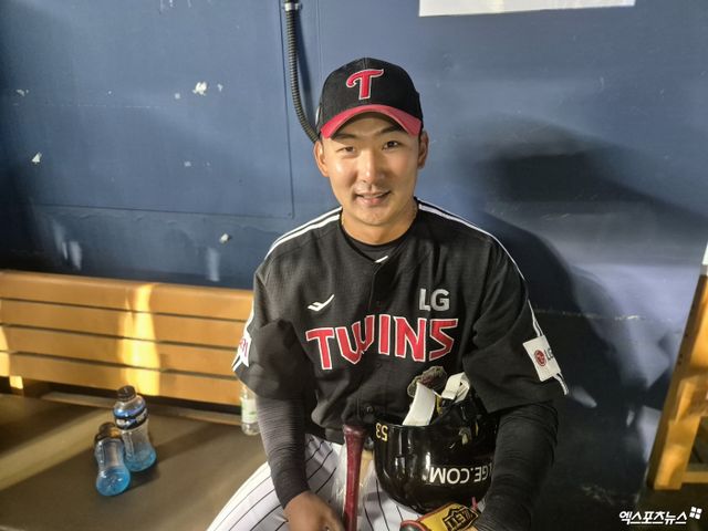 LG 트윈스 내야수 김민수. 6월 1일 잠실 두산 베어스전에서 9회말 결정적인 호수비로 팀 승리에 기여했다. 사진 엑스포츠뉴스