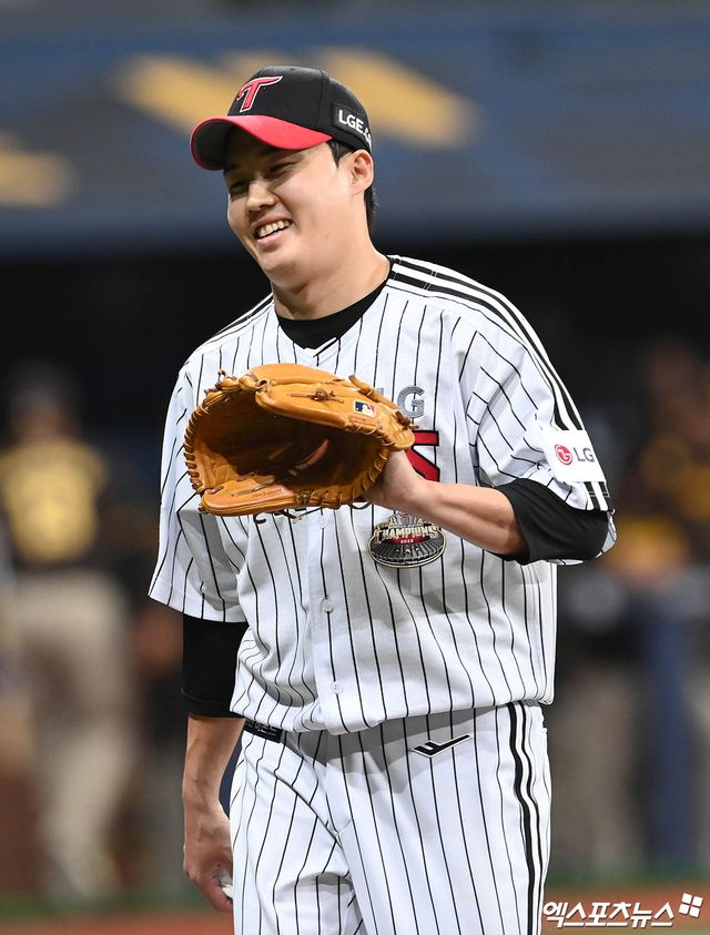 LG 투수 임찬규 23일 잠실구장에서 열릴 '2024 신한 SOL Bank KBO 리그' KT와 더블헤더 1경기에서 선발 등판한다. 이는 임찬규의 부상 복귀전이다. 엑스포츠뉴스 DB