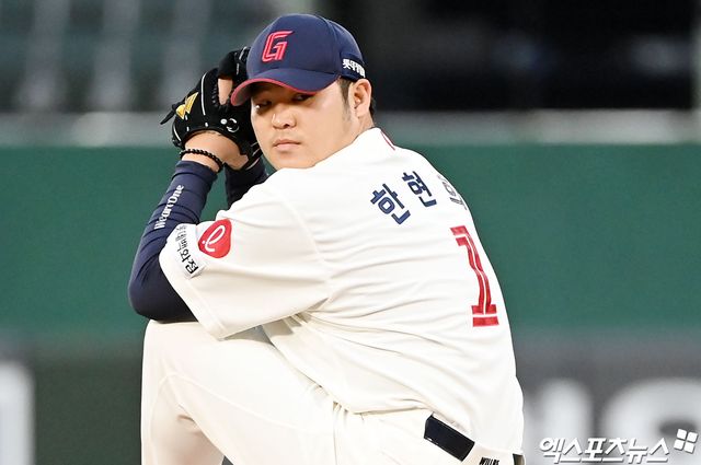 롯데 투수 한현희는 30일 사직구장에서 열릴 '2024 신한 SOL Bank KBO 리그' 한화와 더블헤더 1경기에서 선발 등판할 예정이다. 엑스포츠뉴스 DB