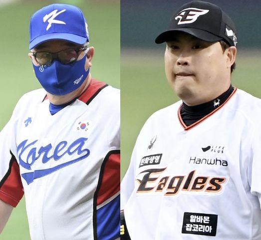 한화는 2일 대구 삼성라이온즈파크에서 열린 '2024 신한 SOL Bank KBO 리그' 삼성 라이온즈와 주말 3연전 마지막 경기가 끝난 직후 새 사령탑을 선임을 발표했다. 최원호 전 감독이 물러난 뒤 나온 1순위 후보 김경문 감독이 이변 없이 한화 지휘봉을 잡았다. 계약 규모는 3년간(2024~2026시즌) 계약금 5억원, 연봉 15억원 등 총 20억원이다. 김 감독은 2008 베이징 올림픽 금메달을 합작했던 한화 에이스 류현진과 프로에서 처음으로 만나게 됐다. 엑스포츠뉴스 DB