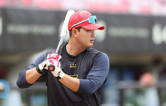 KIA 타이거즈 우타거포 유망주 변우혁. 6월 6일 롯데 자이언츠와의 광주 홈 경기에서 선발출전 기회를 얻었다. 사진 KIA 타이거즈