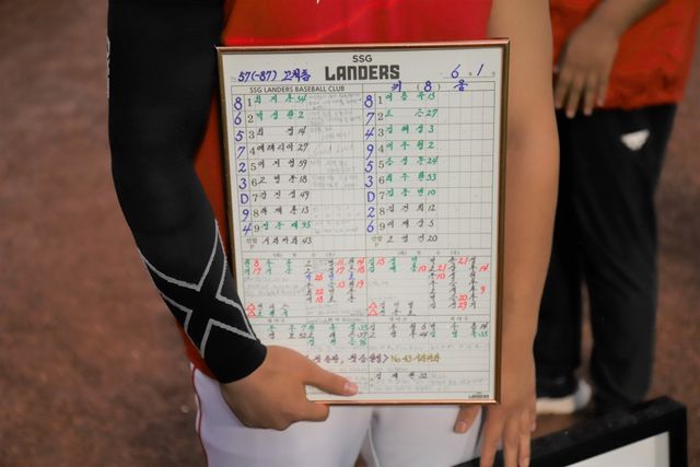 2일 창원NC파크에서 열릴 예정이었던 2024 신한 SOL Bank KBO리그 SSG 랜더스와 NC 다이노스의 경기가 우천으로 취소됐다. 우천취소 이후 그라운드에 나온 SSG 선수들은 구단과 계약을 종료한 대체 외국인 투수 시라카와 케이쇼와 작별의 시간을 가졌다. 선수들은 시라카와의 첫 승 라인업 카드에 작성한 롤링 페이퍼와 함께 사인 유니폼 액자를 시라카와에게 전달했다. SSG 랜더스 제공