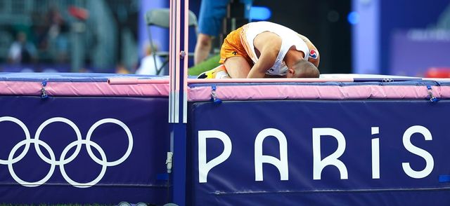 우상혁이 11일(한국시간) 프랑스 파리의&nbsp;스타드 드 프랑스에서 열린 2024 파리 하계 올림픽 남자 육상 높이뛰기 결선에 출전, 전체 12명의 출전 선수 중 최종 7위를 기록했다.&nbsp;한국 육상 트랙 앤드 필드 종목 사상 최초의 메달 획득이 기대됐지만 예상보다 저조한 기록 속에 아쉽게 이번 대회를 마감했다. 사진 연합뉴스
