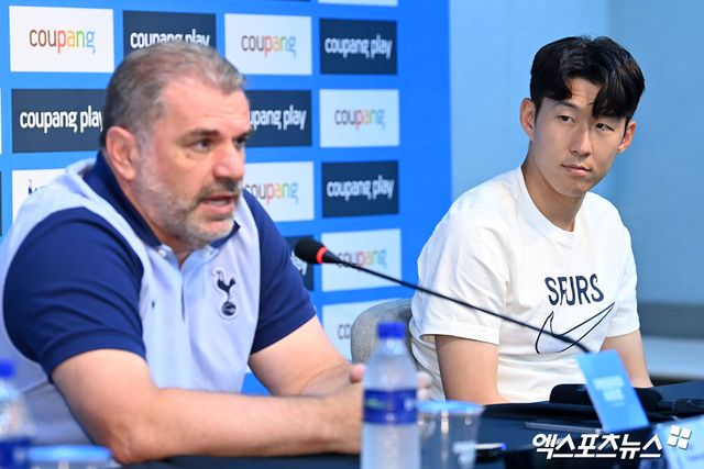 포스테코글루 감독은&nbsp;2일 여의도 모처에서 열린&nbsp;바이에른 뮌헨과의 '쿠팡플레이 시리즈 2경기' 경기 전 기자회견에서 손흥민이 어린 선수단에 반드시 필요한 존재라고 말했다.&nbsp; 지난달 31일 서울월드컵경기장에서 열린 팀 K리그와의 경기에서&nbsp;4-3으로 승리한 토트넘은 이제 뮌헨과 이번 프리시즌 첫 번째 친선 경기를 치른다. 두 팀은 오는 11일 런던으로 자리를 옮겨 토트넘 홋스퍼 스타디움에서 두 번째 친선 경기를 벌인다. 엑스포츠뉴스DB