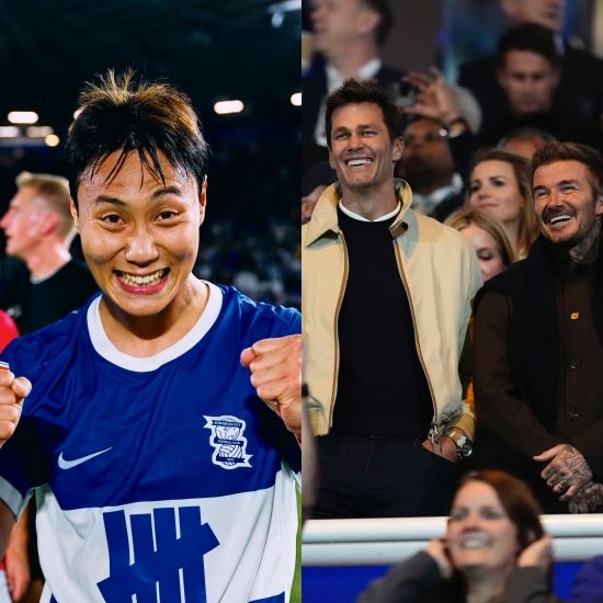 버밍엄이 17일(한국시간) 잉글랜드 버밍엄에 있는 세인트 앤드루스 경기장에서 열린 렉섬과의 2024-2025시즌 리그1(3부) 5라운드 맞대결에서 3-1 완승을 거뒀다.&nbsp;백승호는 데이비드 베컴, 톰 브래디 등 슈퍼스타들 앞에서 맹활약하며 시즌 1호 도움을 기록했다. 연합뉴스, 버밍엄