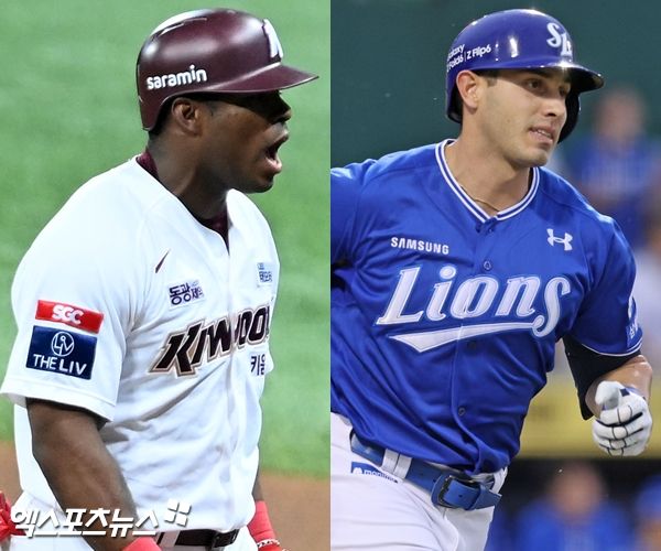 키움은 새로운 외국인 타자 푸이그-카디네스(왼쪽부터)에게 많은 기대를 하고 있다. 엑스포츠뉴스 DB