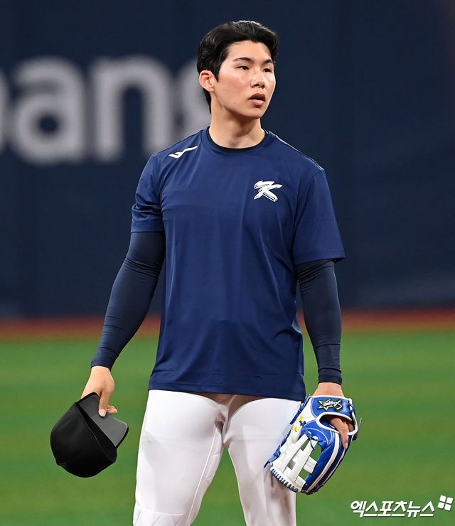 16일 오전 서울 구로구 고척스카이돔에서 '2024 메이저리그 월드투어 서울 시리즈' 팀 코리아 훈련이 진행됐다. 팀 코리아 김혜성이 훈련에 임하고 있다. 엑스포츠뉴스 DB