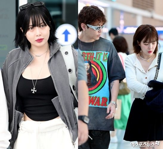 (좌) 현아 / (우) 용준형-현아.