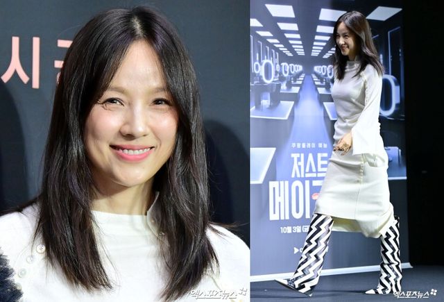 '저스트 메이크업' 제작발표회에 참석한 이효리.