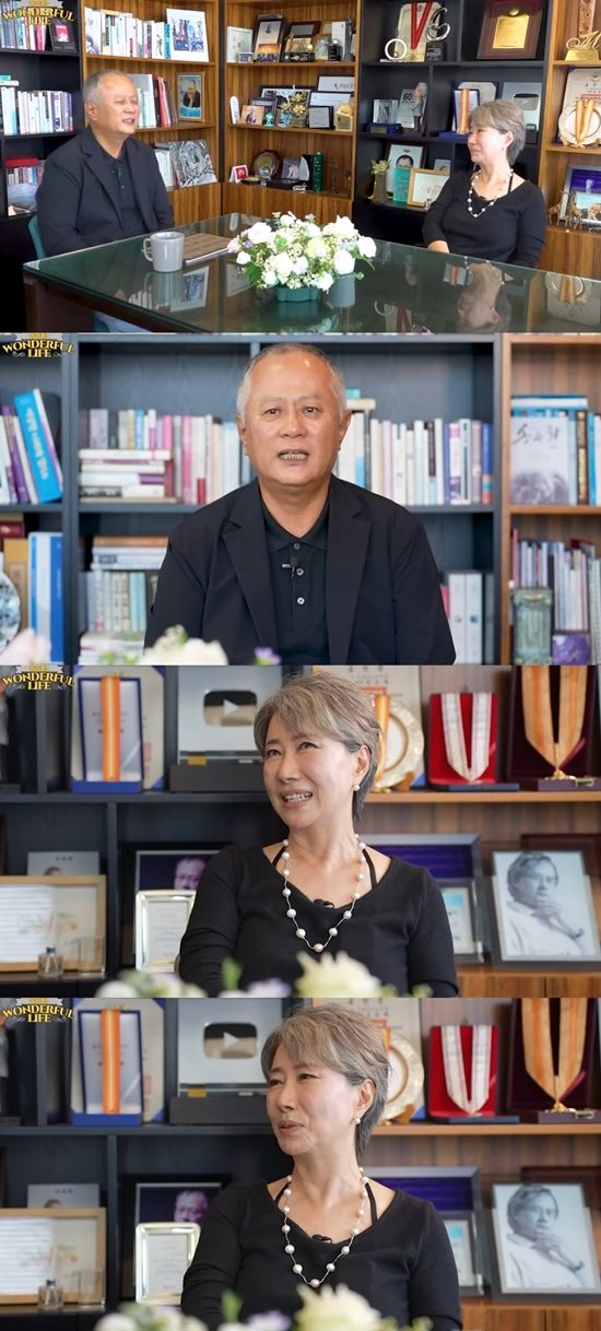 대화를 나누는 송승환과 송옥순. 사진=유튜브 채널 '송승환의 원더풀 라이프'