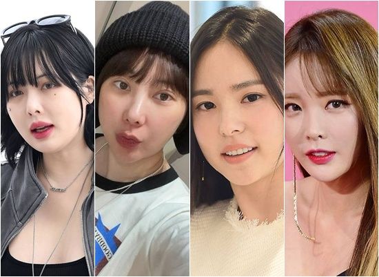 현아, 서인영, 민효린, 홍진영