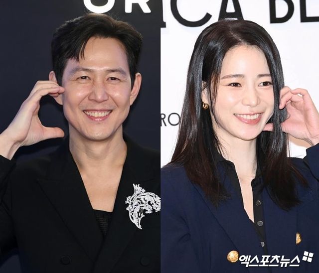 배우 이정재, 임지연.