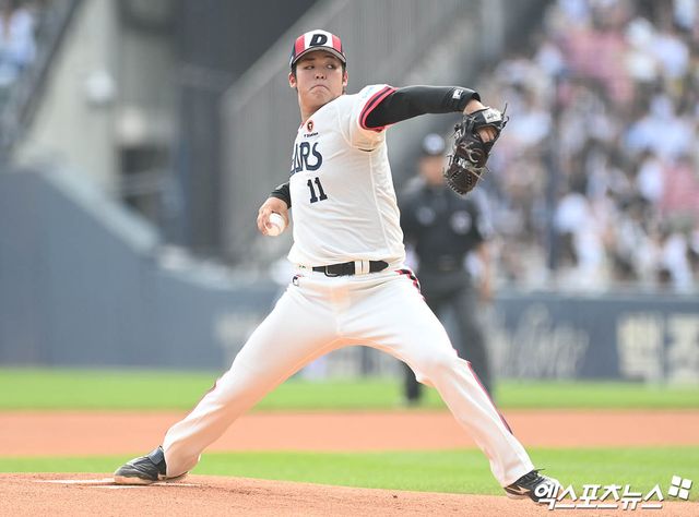 지난해 SSG 랜더스, 두산 베어스에서 뛰었던 일본인 투수 시라카와 케이쇼. 사진 엑스포츠뉴스 DB