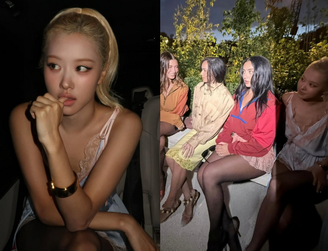 (왼) 로제 SNS / (우) 찰리 XCX SNS.