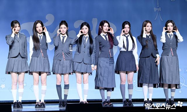 (왼쪽부터) 예온, 스텔라, 유하, 이안, 에이나, 주은, 카르멘, 지우.