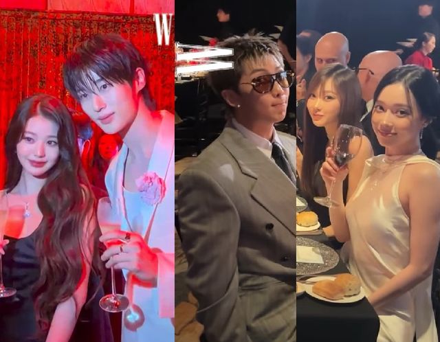 W코리아 자선 행사 사진.