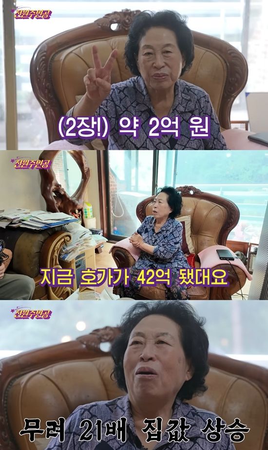 사진= 유튜브 '전원주_전원주인공' 영상 캡처