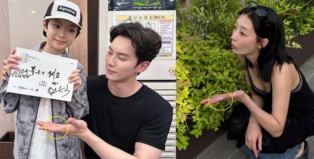 커플링으로 화제된 배우 이채민과 류다인.