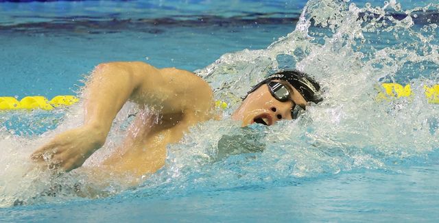 한국 남자 수영의 간판 황선우가 제106회 전국체전 MVP 수상자로 선정됐다. 이번 대회에서 자유형 200m 아시아 신기록 수립 등 4관왕에 오르는 활약을 펼쳤다. 사진 연합뉴스