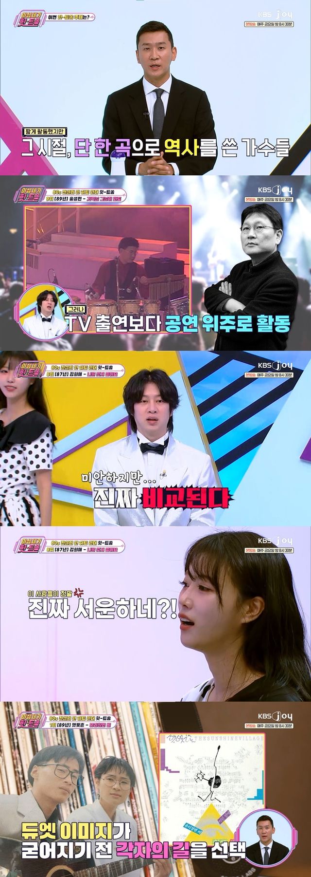 KBS Joy '이십세기 힛-트쏭' 캡처