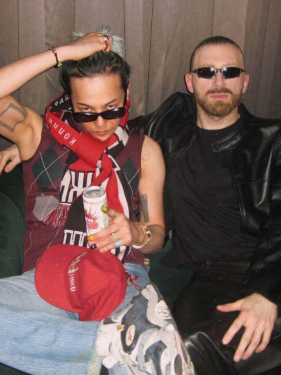 (왼쪽부터) 지드래곤, 구람 바잘리아.