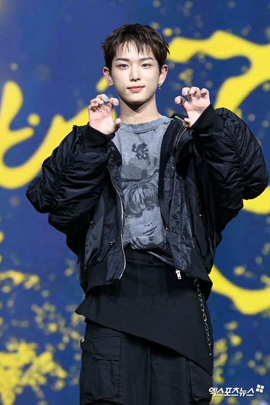 쇼케이스에 참석한 앤팀 하루아. 사진=엑스포츠뉴스 고아라 기자