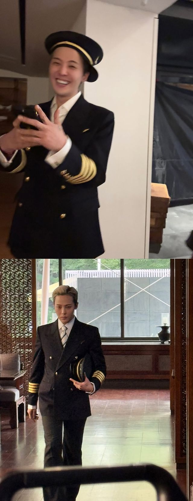 지드래곤 측이 공개한 촬영 현장 사진.