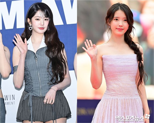 아이유와 아이브 장원영.