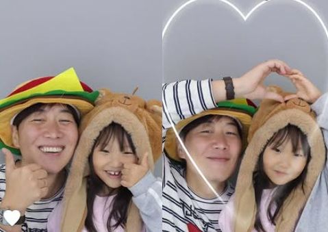 도경완과 딸 하영