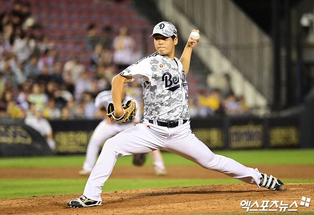 두산 베어스 투수 이병헌이 5일부터 오는 29일까지 일본 미야자키에서 진행되는 교육리그에 참가한다. 사진 엑스포츠뉴스 DB