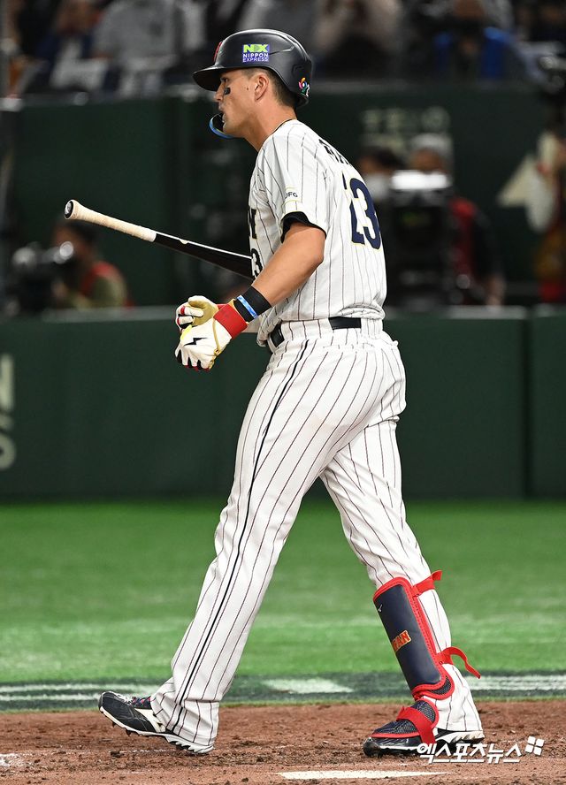 2023 월드베이스볼클래식(WBC)에서 일본 국가대표로 참가, 우승 주역으로 활약했던 라스 눗바(세인트루이스 카디널스)가 지난 10월 수술 여파로 내년 3월 2026 WBC 출전이 어려워 졌다. 사진 엑스포츠뉴스 DB