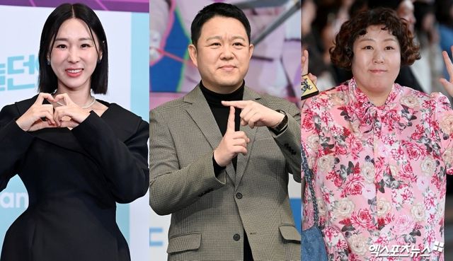 (왼쪽부터) 이지혜, 김구라, 신기루.