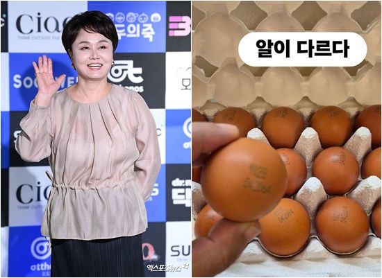 이경실, 조혜련 계정 속 이경실 계란