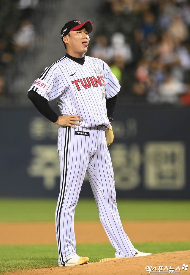 지난 18일 열린 2026 KBO 2차 드래프트를 통해 LG 트윈스에서 롯데 자이언츠로 이적한 우완 김영준. 사진 엑스포츠뉴스 DB