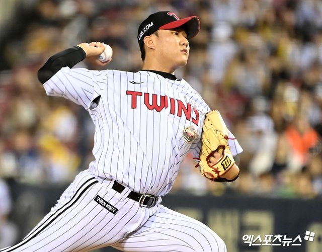 지난 18일 열린 2026 KBO 2차 드래프트를 통해 LG 트윈스에서 롯데 자이언츠로 이적한 우완 김영준. 사진 엑스포츠뉴스 DB