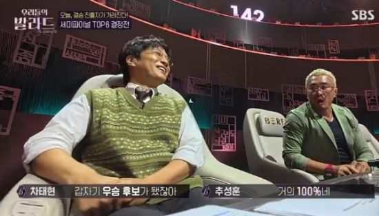 SBS 예능 프로그램 '우리들의 발라드' 방송화면 캡처