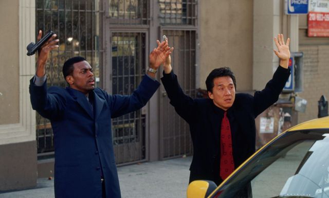 '러시 아워' 1편 속 성룡과 크리스 터커