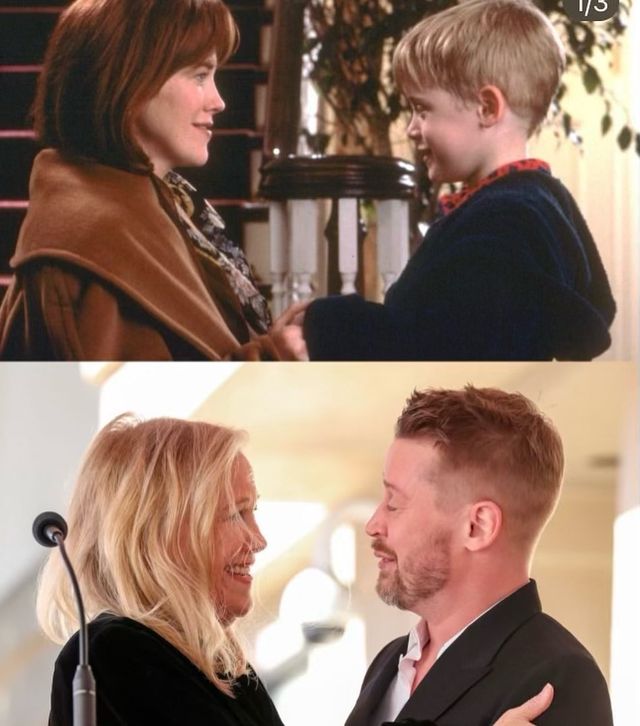 '나 홀로 집에' 당시 맥컬리 컬킨과 할리우드 명예의 거리 헌액 행사 당시 맥컬리 컬킨