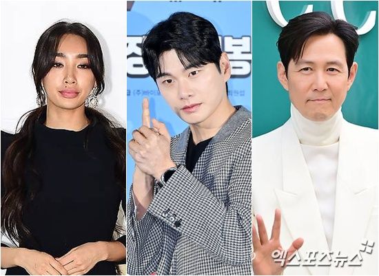 문가비, 이이경, 이정재(왼쪽부터)