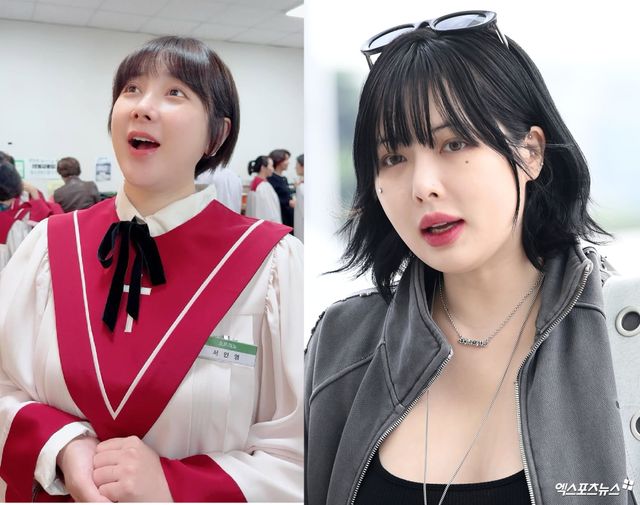 가수 서인영과 현아