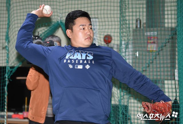 지난 8월 의병 소집해제 이후 재활 중인 것으로 알려진 최지만. 사진 엑스포츠뉴스 DB