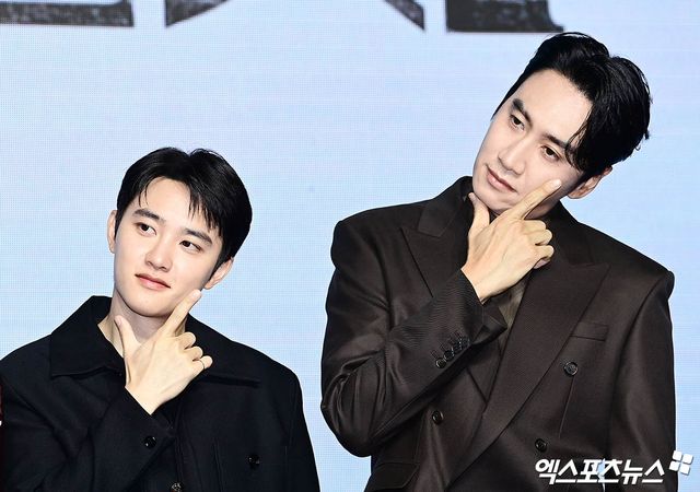 디즈니+ '조각도시' 제작발표회, 도경수-이광수