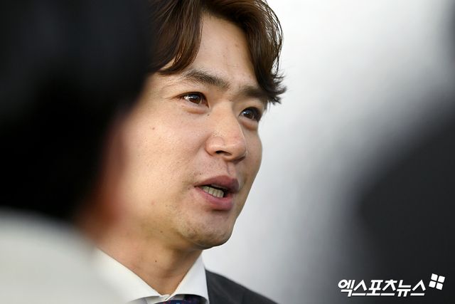 2025시즌 종료 후 두산 베어스 보류선수 명단에서 제외, 타 구단으로 이적 협상을 진행 중인 김재환. 사진 엑스포츠뉴스 DB