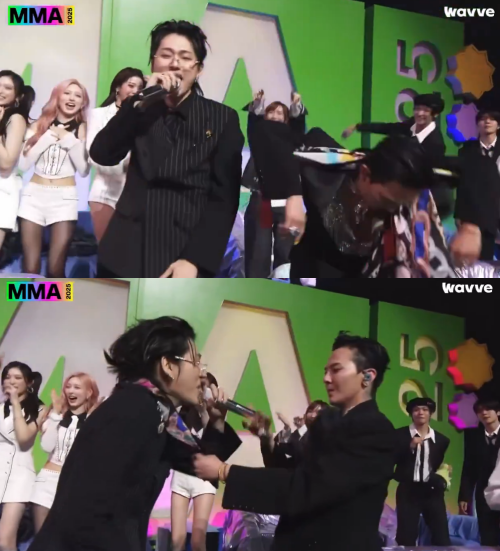 'MMA2025' 방송 화면.