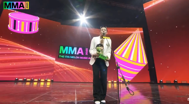 'MMA2025' 방송 화면.