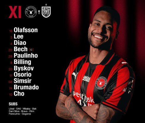 미트윌란은 5일(한국시간) 덴마크 미트윌란에 위치한 MCH 아레나에서 열린 노르셀란과의 2025-2026 덴마크컵 8강 1차전에서 5-1 대승을 거뒀다. 이날 선발로 출전한 조규성과 이한범은 풀타임을 소화했을 뿐만 아니라 공격포인트를 기록했다. 이한범의 전반 34분 헤더 패스로 팀의 선제골을 도우며 시즌 2호 도움을 기록했다. 조규성은 전반 41분 헤더 슈팅으로 시즌 5호골을 터트렸고 후반전엔 페널티킥을 유도해 팀의 4번째 득점에 기여했다. 미트윌란 SNS