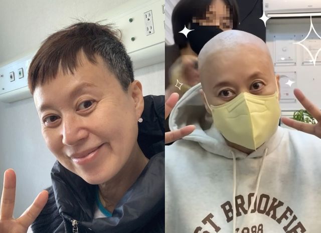 박미선이 공개한 투병 일상.